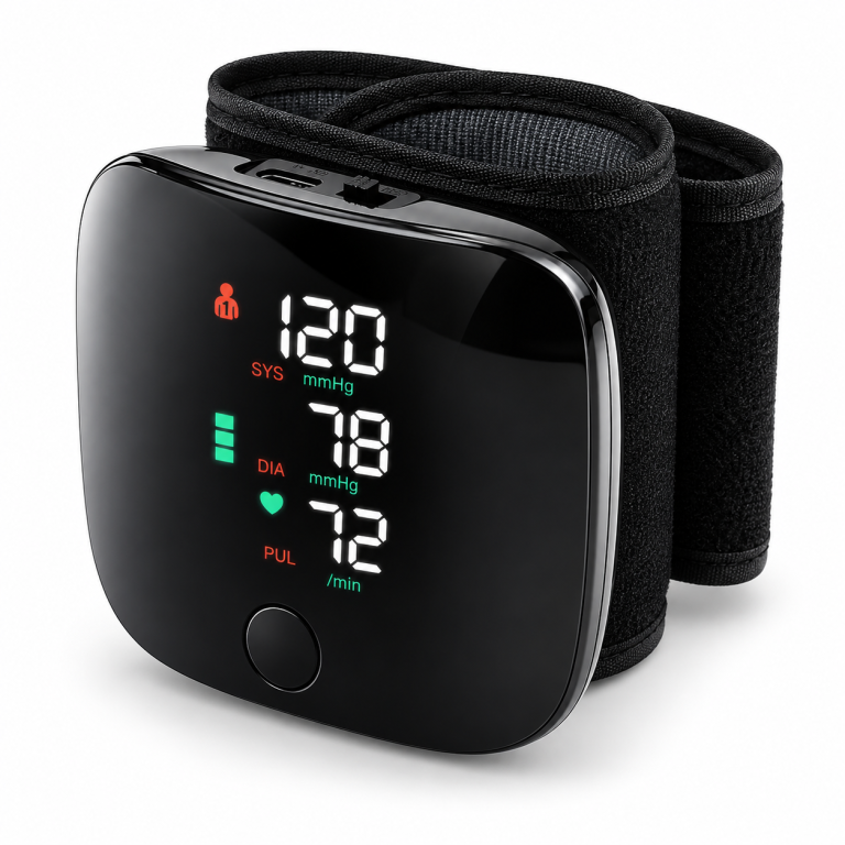 CK-102 Automatic Digital Wrist Blood Pressure Monitor with Voice Broadcast 364