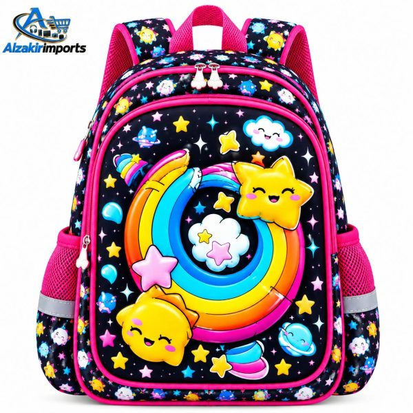 Kids Cartoon Printed School Backpack  352